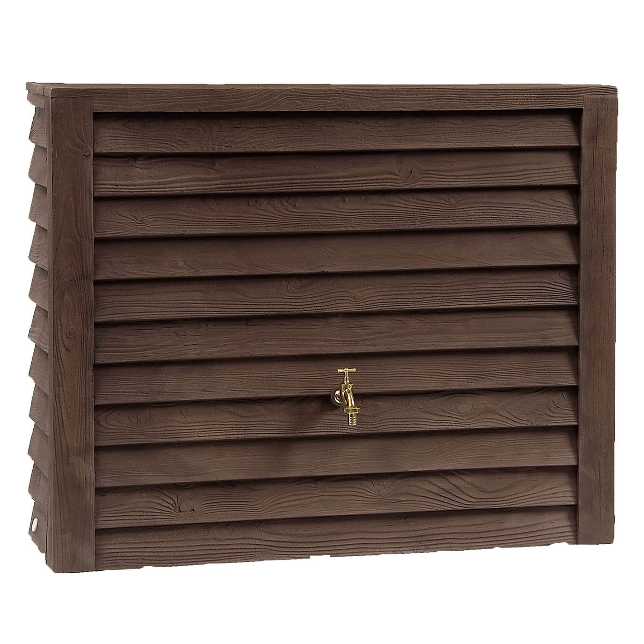Voir la diapositive 2 : GARANTIA Cuve à eau Woody 350L - aspet bois foncé