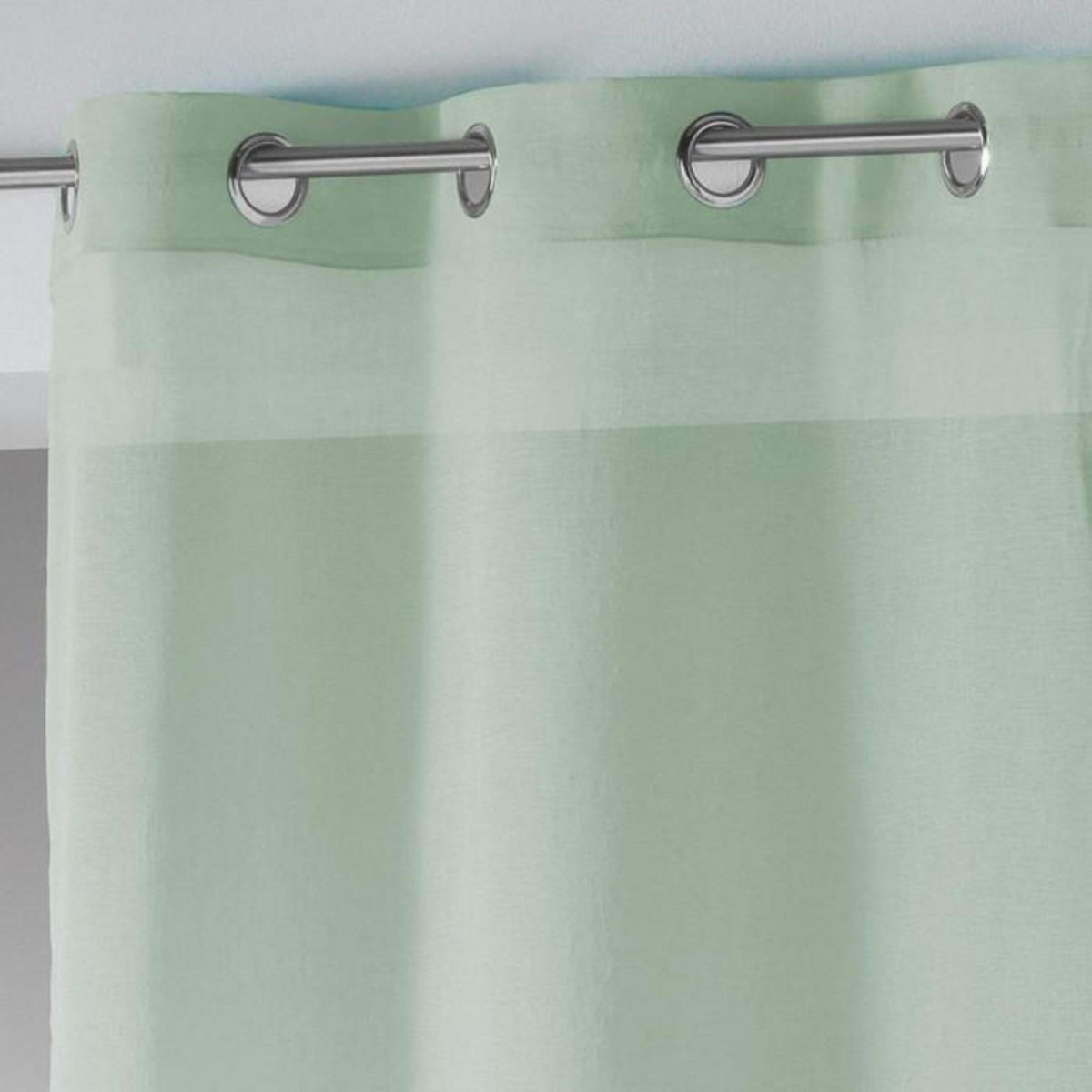 Paris Prix Rideau Voilage Étamine  Telma  140x280cm Sauge