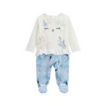 Petit Béguin Pyjama bébé Bella Chica. Coloris disponibles : Bleu