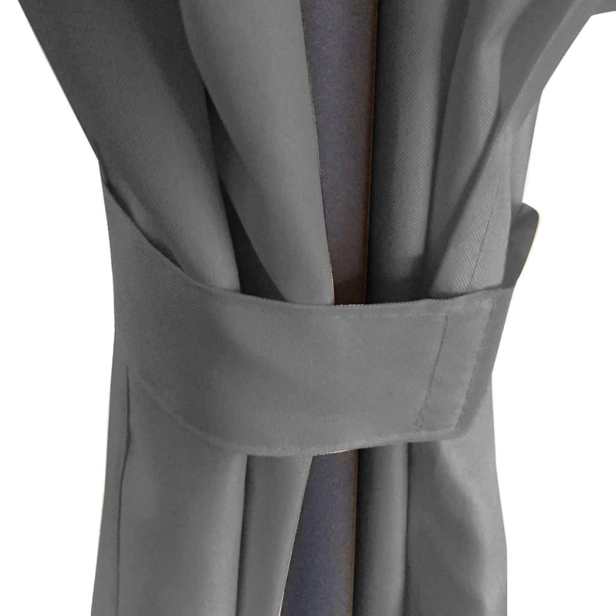 Voir la diapositive 4 : VIDAXL Belvedere avec rideaux Rond 3,5 x 2,7 m Anthracite