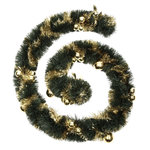 FEERIC LIGHT & CHRISTMAS Guirlande de Noël effet branche de sapin. Coloris disponibles : Rouge