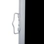 VIDAXL Auvent lateral retractable Noir 100 x 600 cm