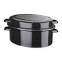 Voir la diapositive 1 : GSW Cocotte acier émaillé - GSW - Daubiere Email - 32 cm - Ovale - Induction