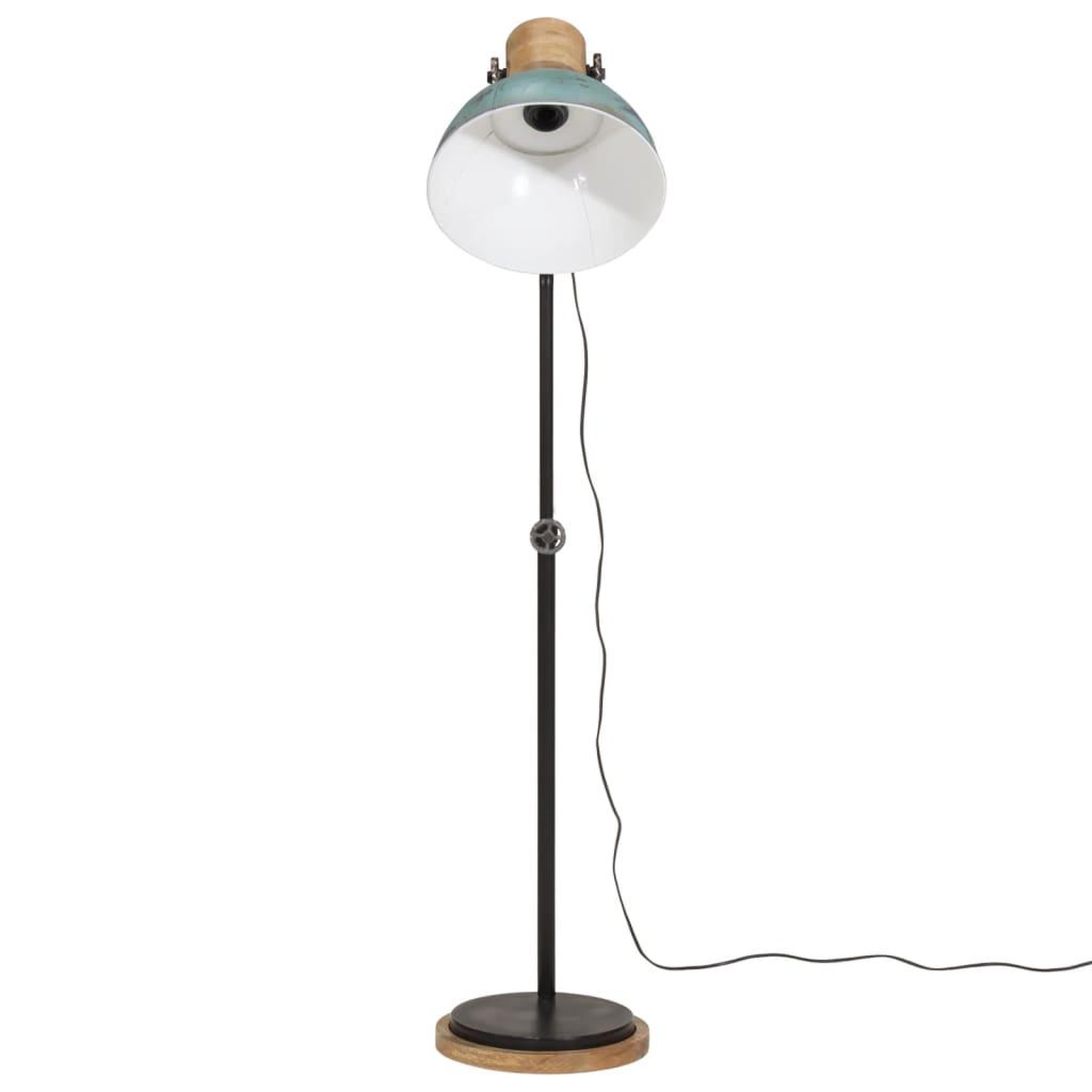 Voir la diapositive 3 : VIDAXL Lampadaire 25 W bleu delave 30x30x100-150 cm E27