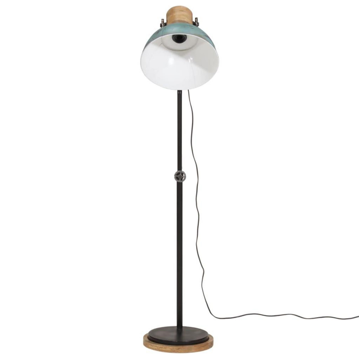 VIDAXL Lampadaire 25 W bleu delave 30x30x100-150 cm E27