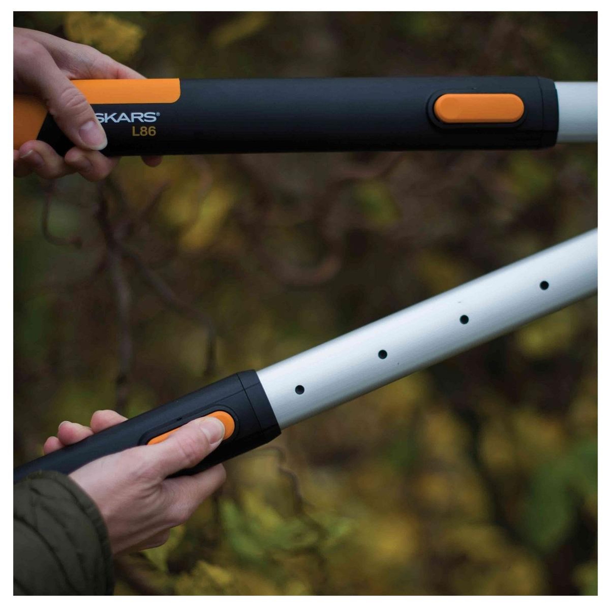Voir la diapositive 3 : Fiskars Cisaille à haie télescopique - 1013565