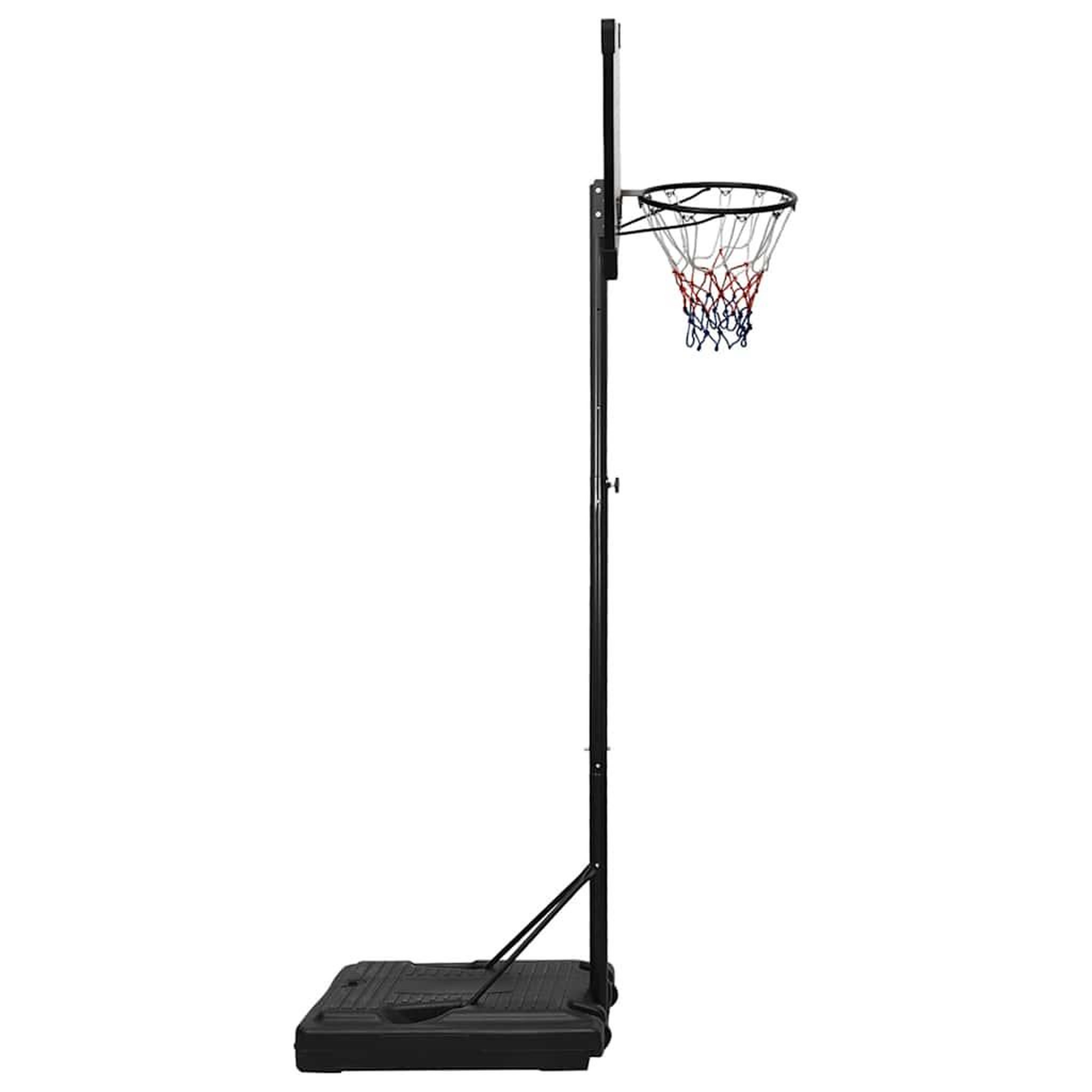 Voir la diapositive 4 : VIDAXL Support de basket-ball Transparent 235-305 cm Polycarbonate