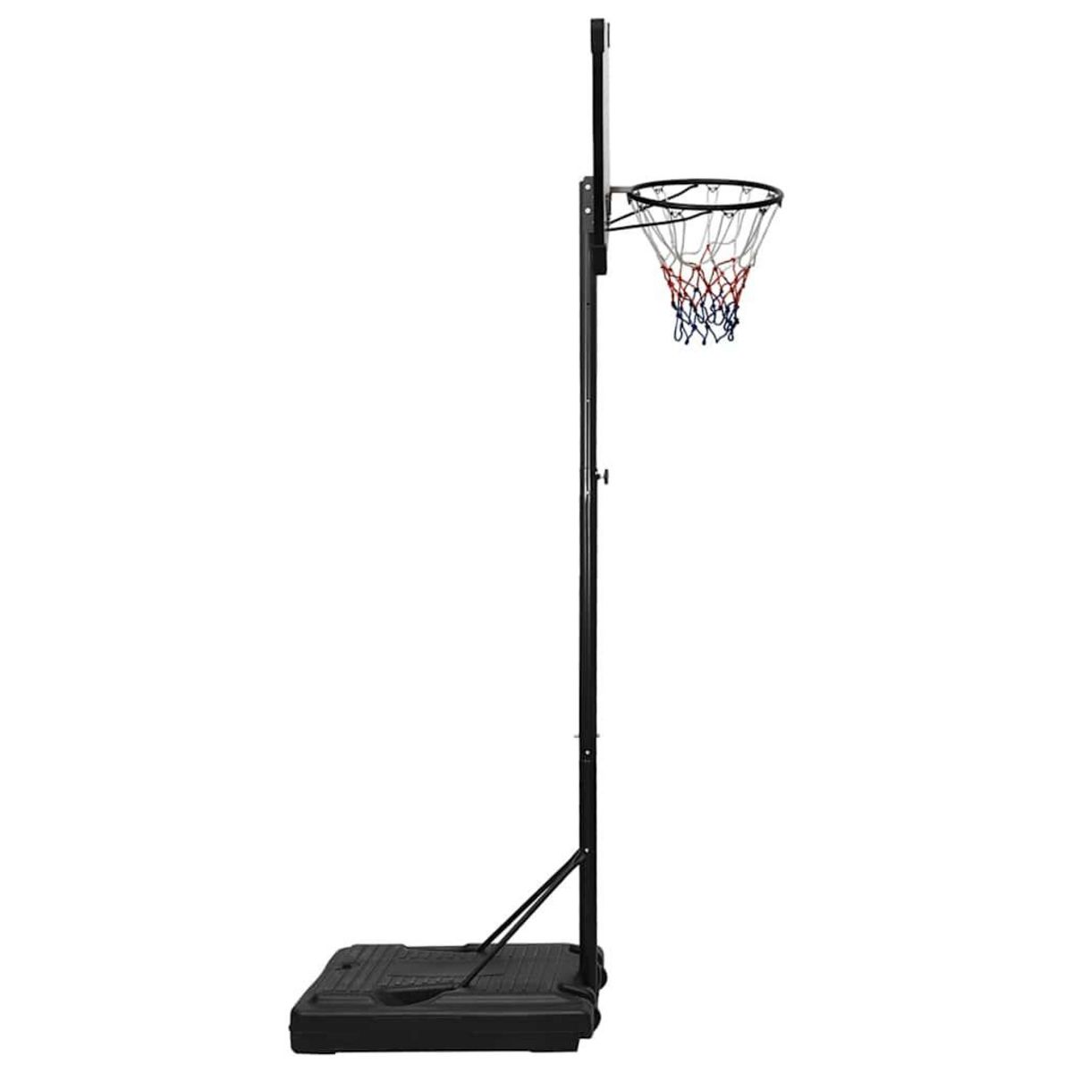 VIDAXL Support de basket-ball Transparent 235-305 cm Polycarbonate