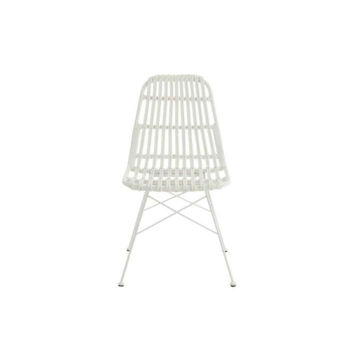 Paris Prix Chaise de Jardin Design  Celeste  86cm Blanc