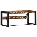 VIDAXL Porte-manteau multicolore 80x35x35 cm bois massif recuperation