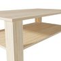 Voir la diapositive 4 : VIDAXL Table basse bois d'ingenierie 100x59x42 cm chene