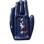 FFF Set de 2 mains gonflables - Fédération Francaise de Football - Bleu - Pour supporters