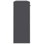 Voir la diapositive 5 : VIDAXL Buffet Gris 110x30x75 cm Bois d'ingenierie