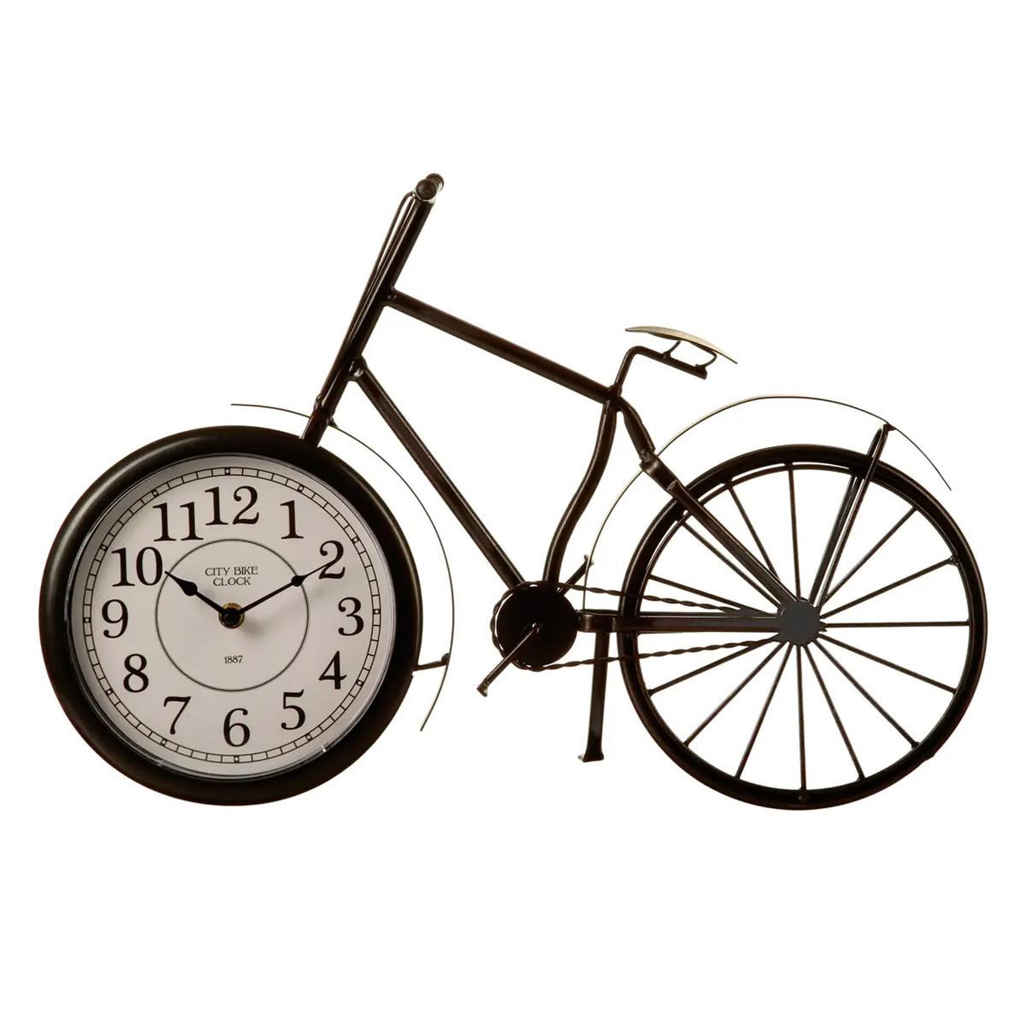 ATMOSPHERA Pendule à poser  bike  52cm noir