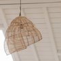 Voir la diapositive 4 : Paris Prix Lampe Suspension Bambou  Escargot  55cm Naturel
