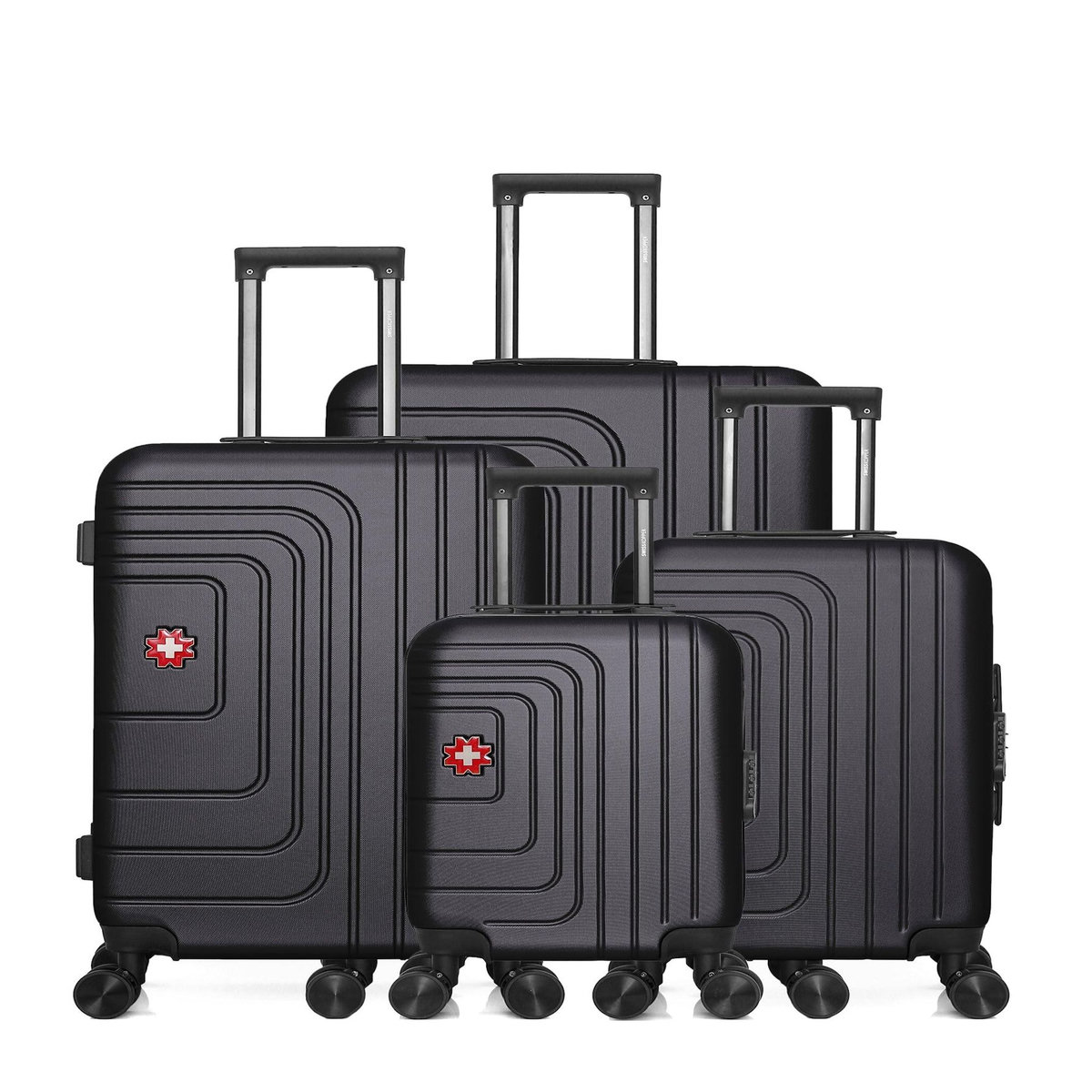SWISS KOPPER SWISS KOPPER - Lot de 4 - Valises grand format, weekend, cabine, cabine XXS RUTI