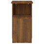 Voir la diapositive 4 : VIDAXL Table d'appoint Chene marron 36x30x56 cm Bois d'ingenierie