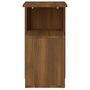 Voir la diapositive 4 : VIDAXL Table d'appoint Chene marron 36x30x56 cm Bois d'ingenierie