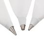 Voir la diapositive 2 : FIVE Lot de 3 Poches à Douilles  Réutilisables  35cm Blanc