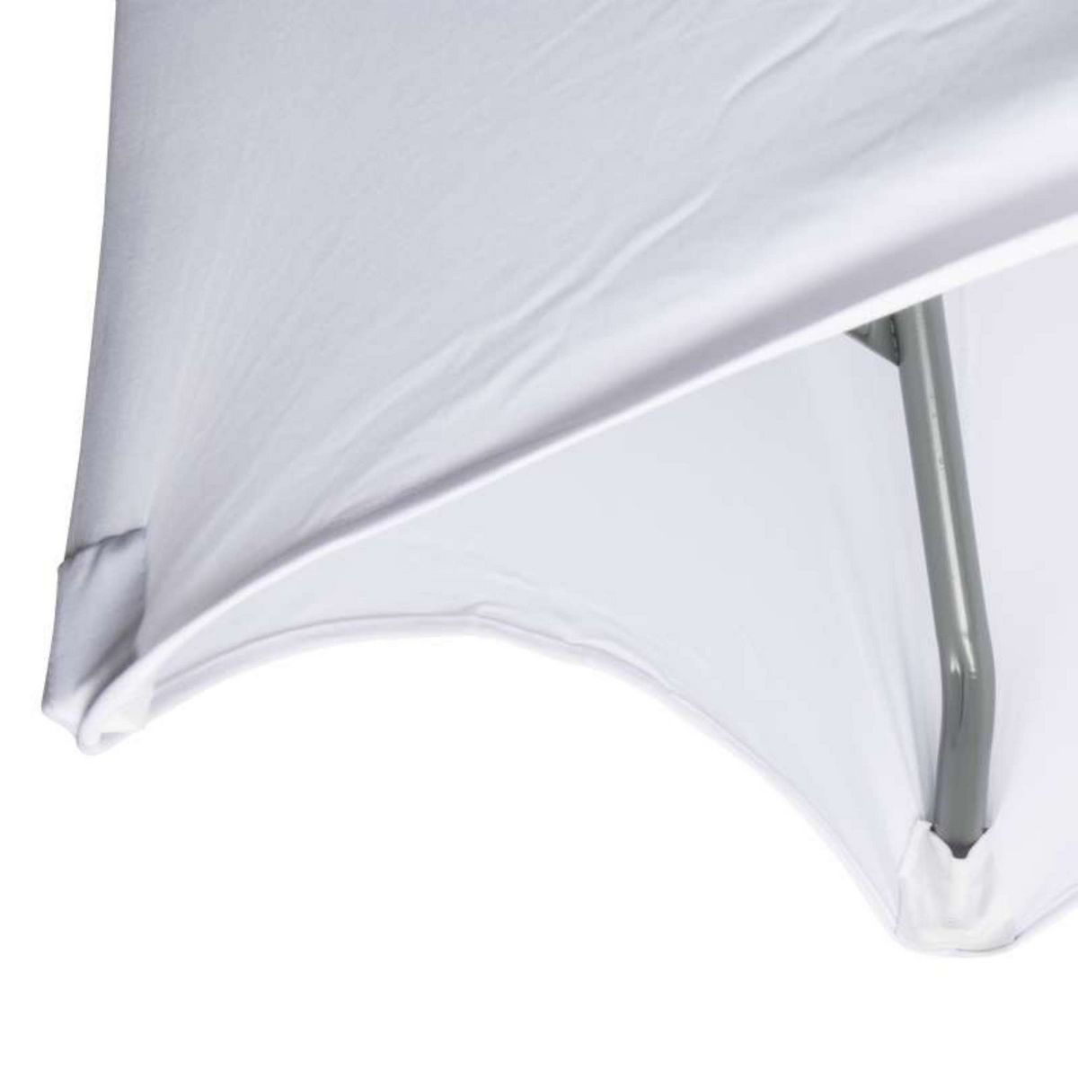  Housse nappe pour table pliante 180cm Werkapro Blanche