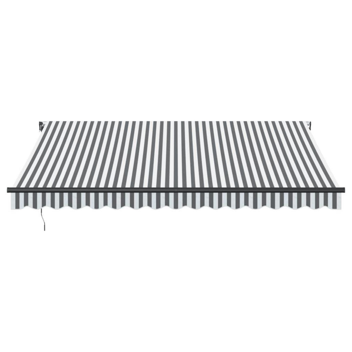 VIDAXL Auvent retractable automatique avec LED anthracite et blanc