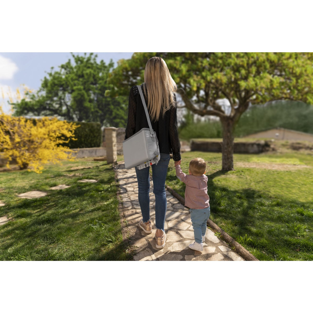 BADABULLE B009407 - Rehausseur de chaise SUNDAY POP - Réhausseur nomade 2en1