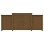 Voir la diapositive 5 : VIDAXL Buffet Marron miel 164x37x68 cm Bois massif de pin