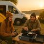 Voir la diapositive 4 : INTEC Réchaud Gaz Portable 1 Feu 2200W + 8 Cartouches gaz Butane Camping Randonnée Cuisine Extérieure INTEC