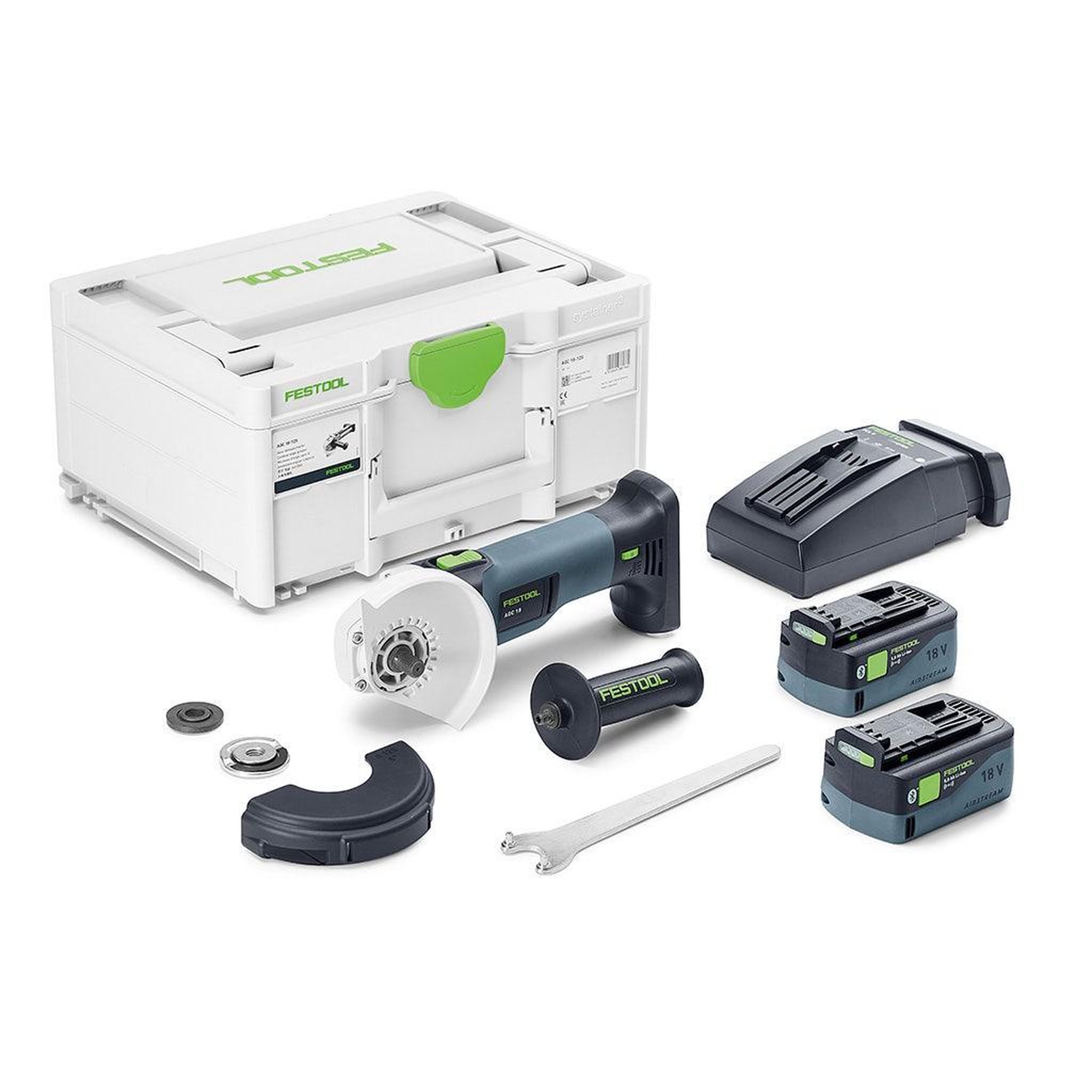 FESTOOL Meuleuse d'angle sans fil agc 18-125 5,0 ebi-plus