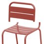 Voir la diapositive 6 : SWEEEK Salon de jardin enfant table et chaises métal Anna - 2 places, 48x48cm