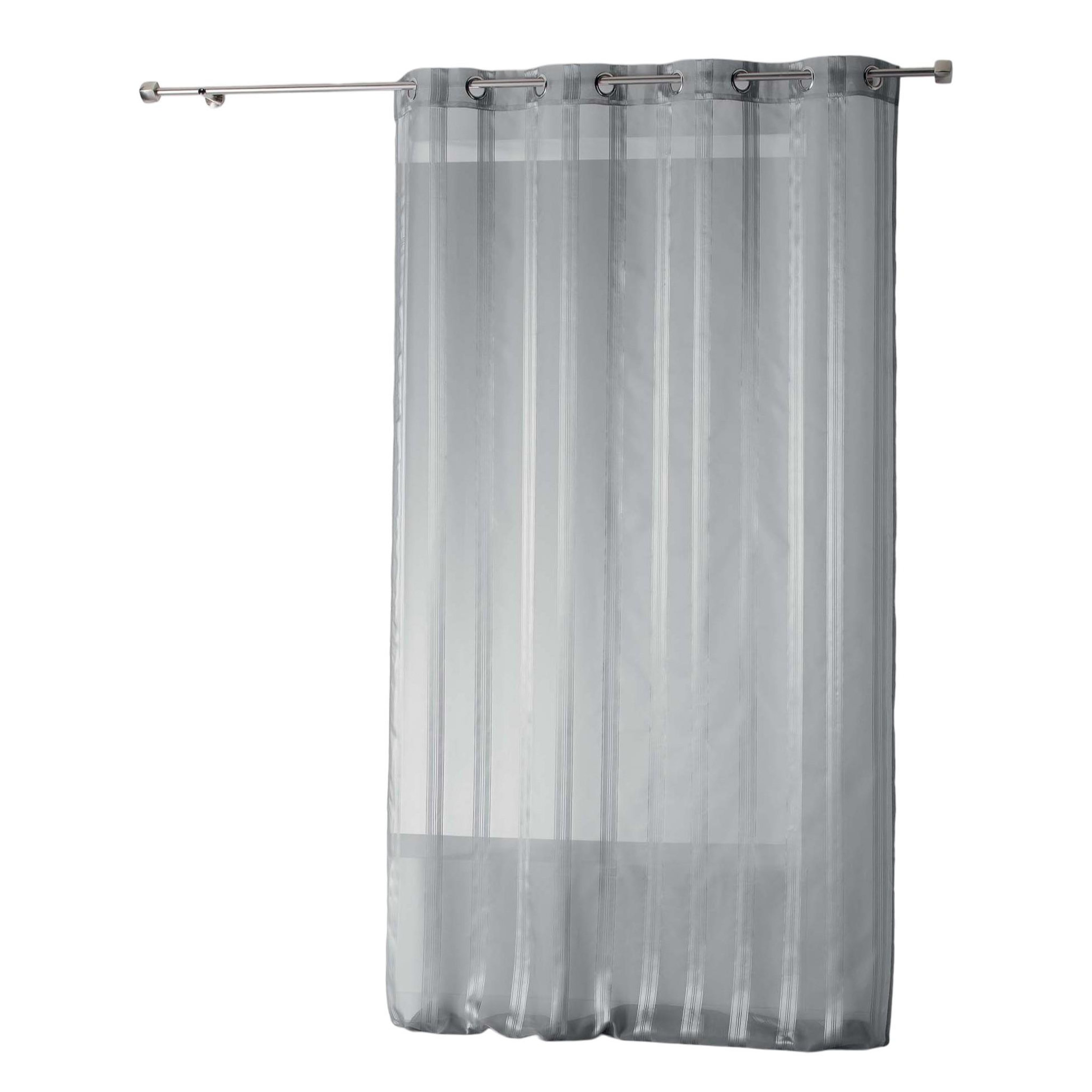 Voir la diapositive 1 : Eden Voilage a rayures bandas design et moderne