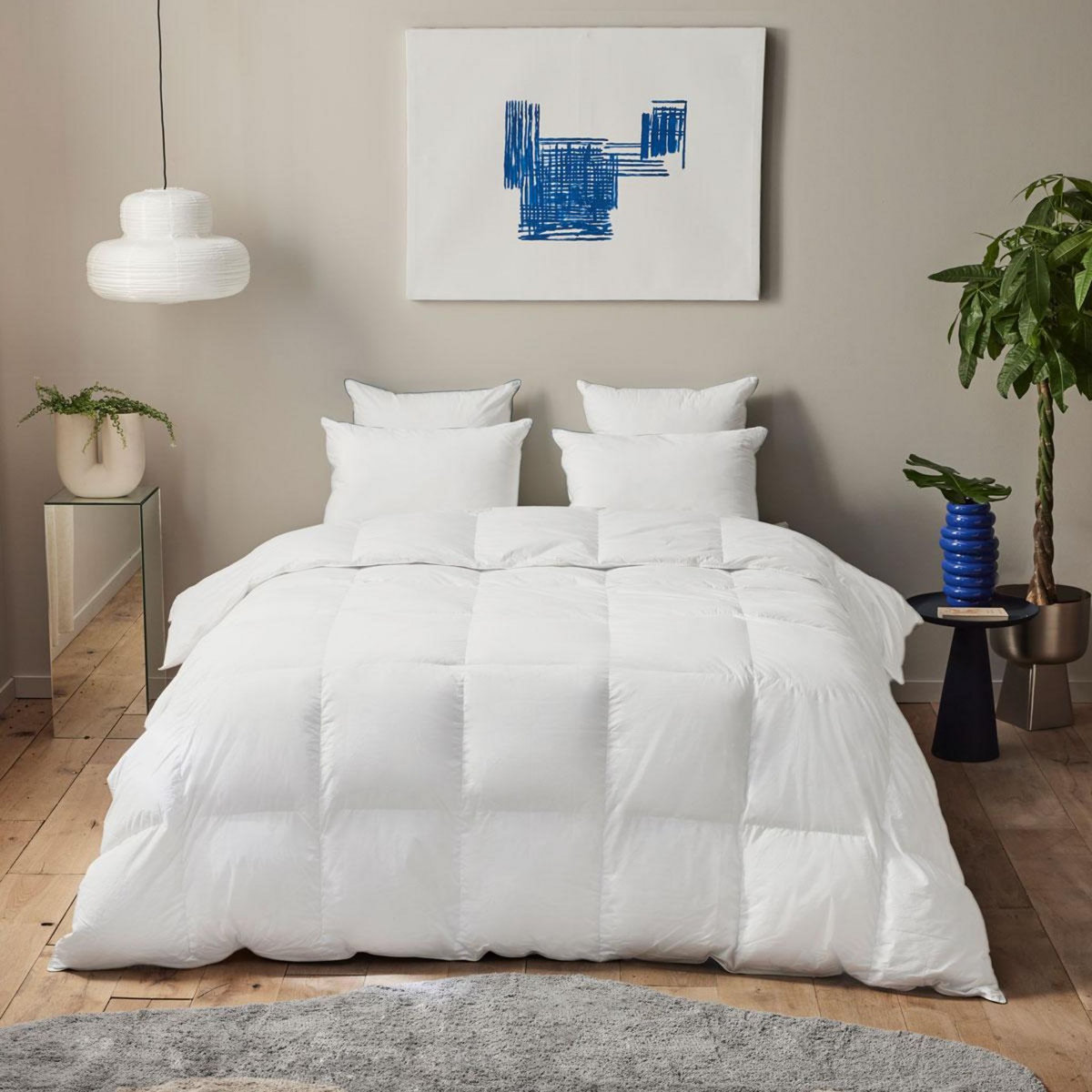 DUNLOPILLO Couette Premium - 30% duvet - Chaude