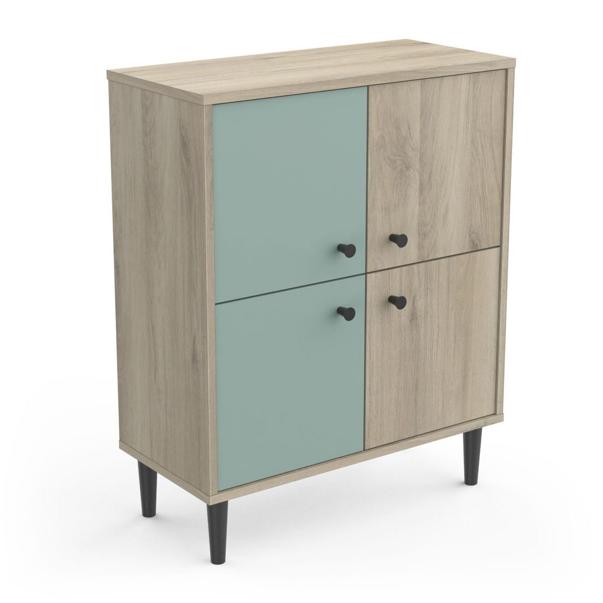 Buffet 4 portes style industriel L60cm SMART