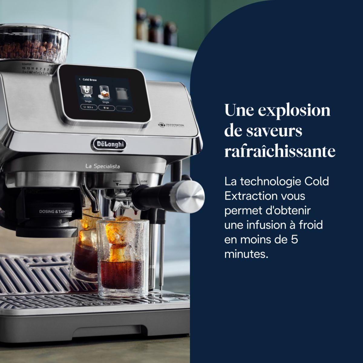 DELONGHI Machine à expresso Spécialista Touch EC9455.M