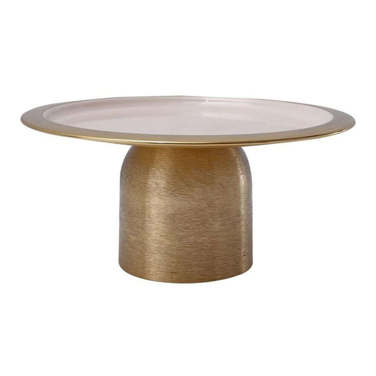 Paris Prix Plat de Présentation Design  Leca  29cm Or & Rose