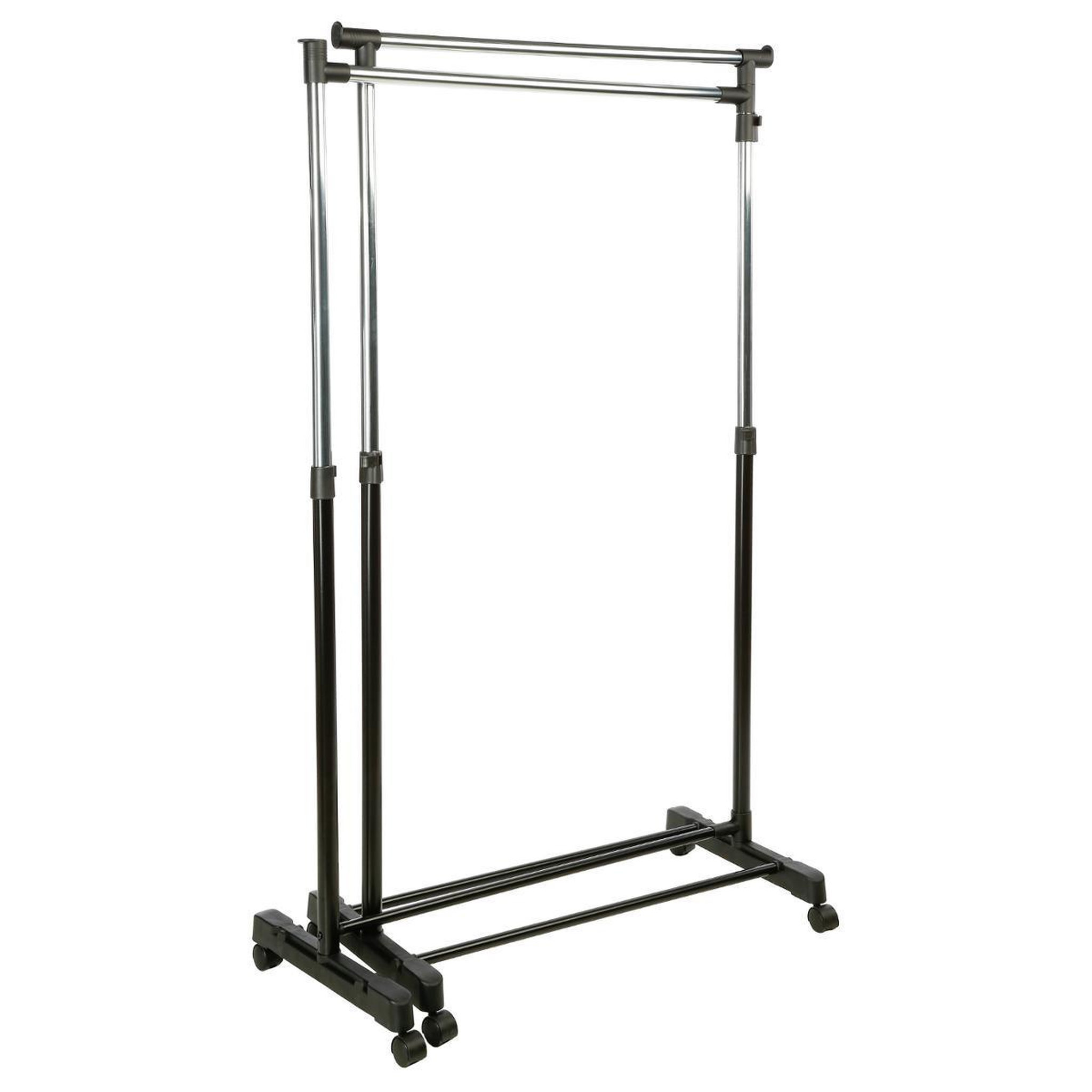 Voir la diapositive 1 : FIVE Double portant à vêtements  pivotant  174cm noir