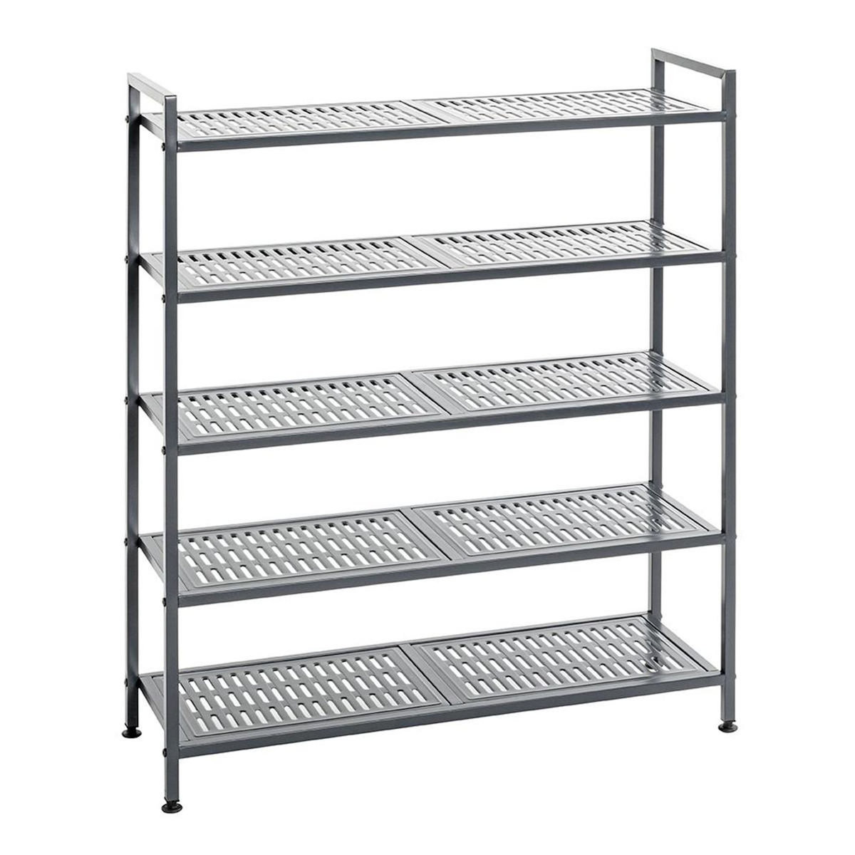 Paris Prix Étagère à Chaussures 5 Niveaux  Arthur  90cm Anthracite