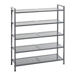 Paris Prix Étagère à Chaussures 5 Niveaux  Arthur  90cm Anthracite