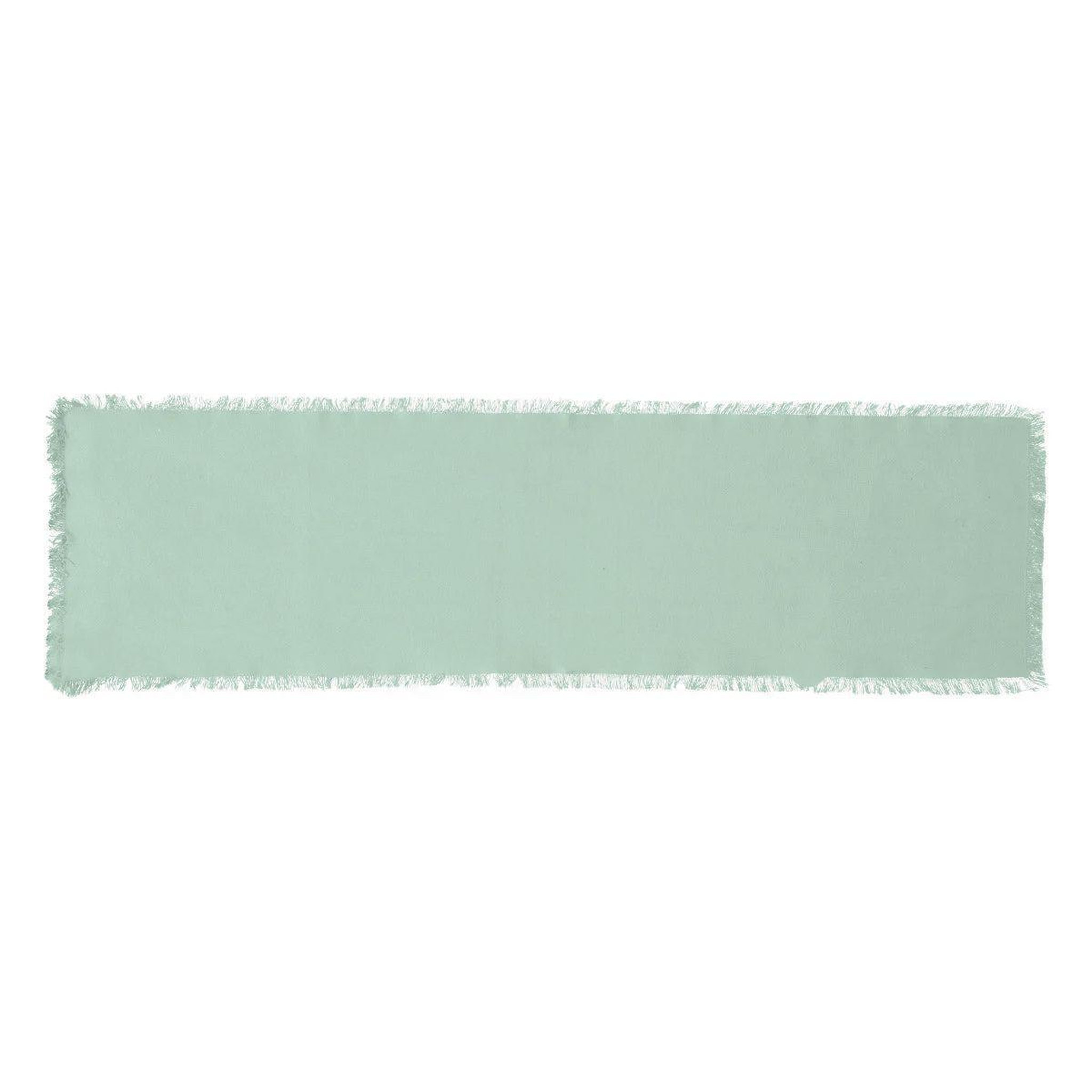 SECRET DE GOURMET Chemin de table  maha  38x140cm menthe