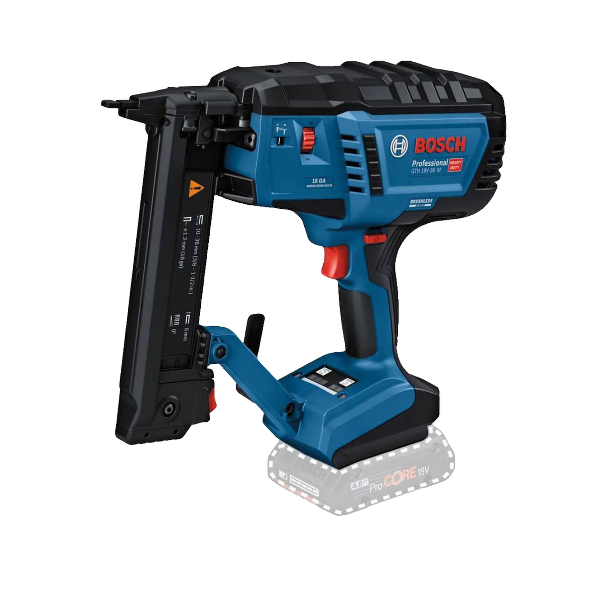 Voir la diapositive 1 : BOSCH Agrafeuse sans fil bosch gth 18v-38 m moteur sans balais