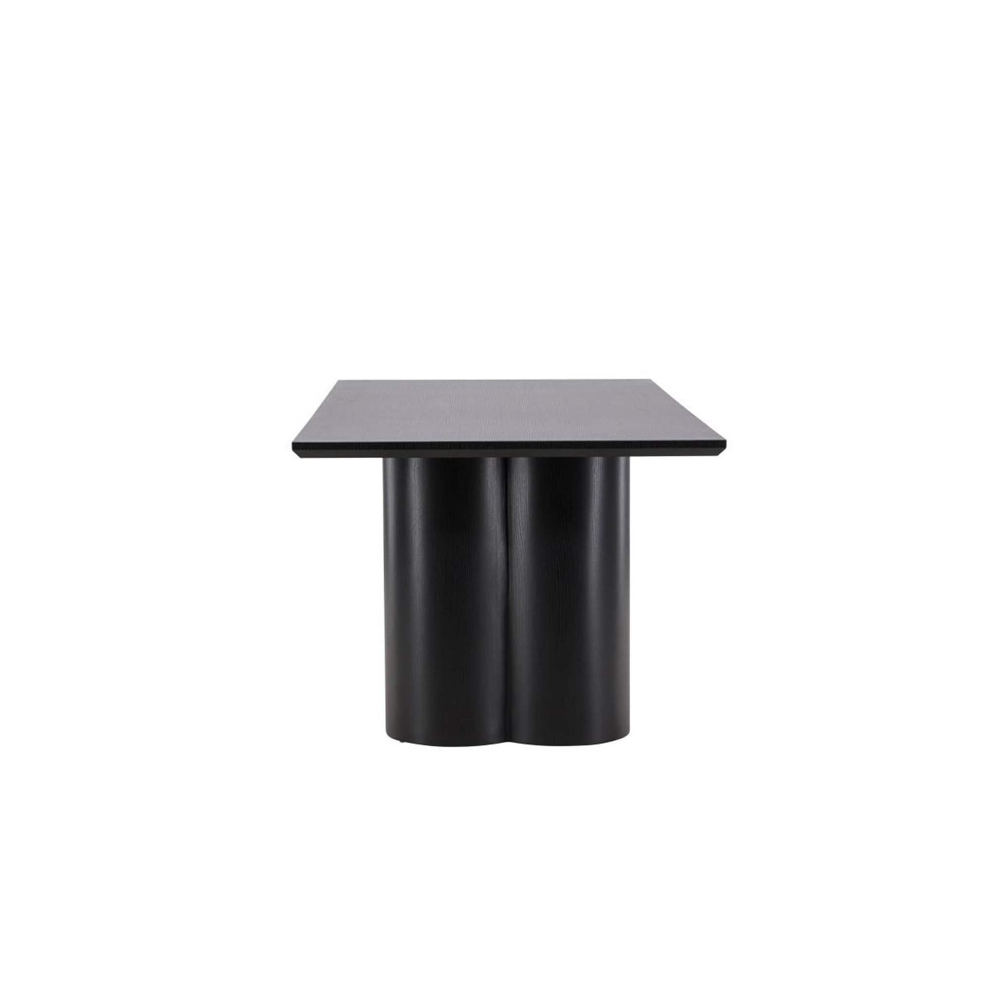 Voir la diapositive 2 : Paris Prix Table à manger design  olivia  210cm noir