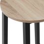 Voir la diapositive 5 : tectake Lot de 2 tabourets de bar style industriel Bois clair industriel, Chêne Sonoma