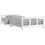 Voir la diapositive 2 : VIDAXL Cadre de lit pour enfants blanc 90x190 cm bois de pin massif