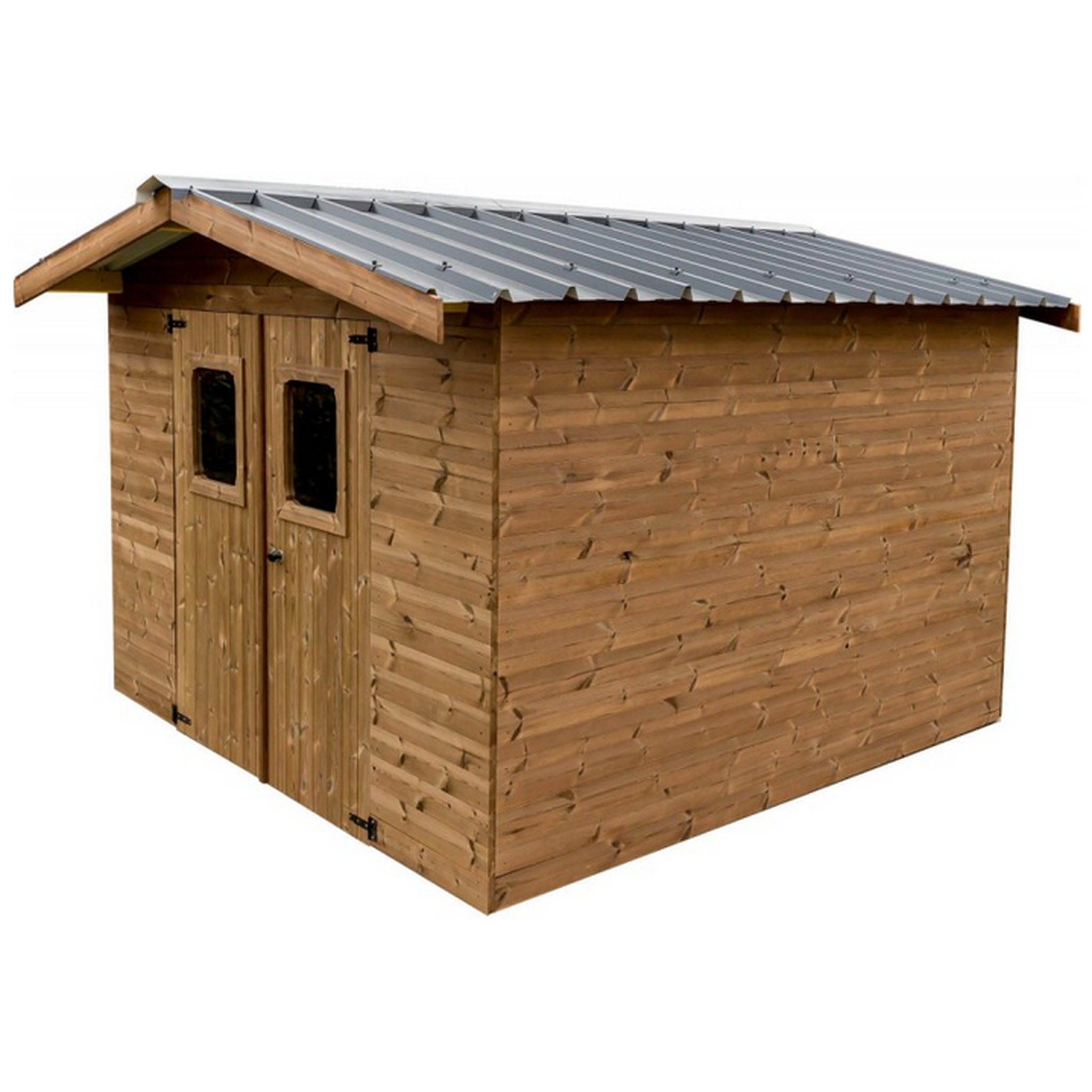 Hisense Abri de jardin sans plancher 10.33 m2 brun doré - the 3224.02 t