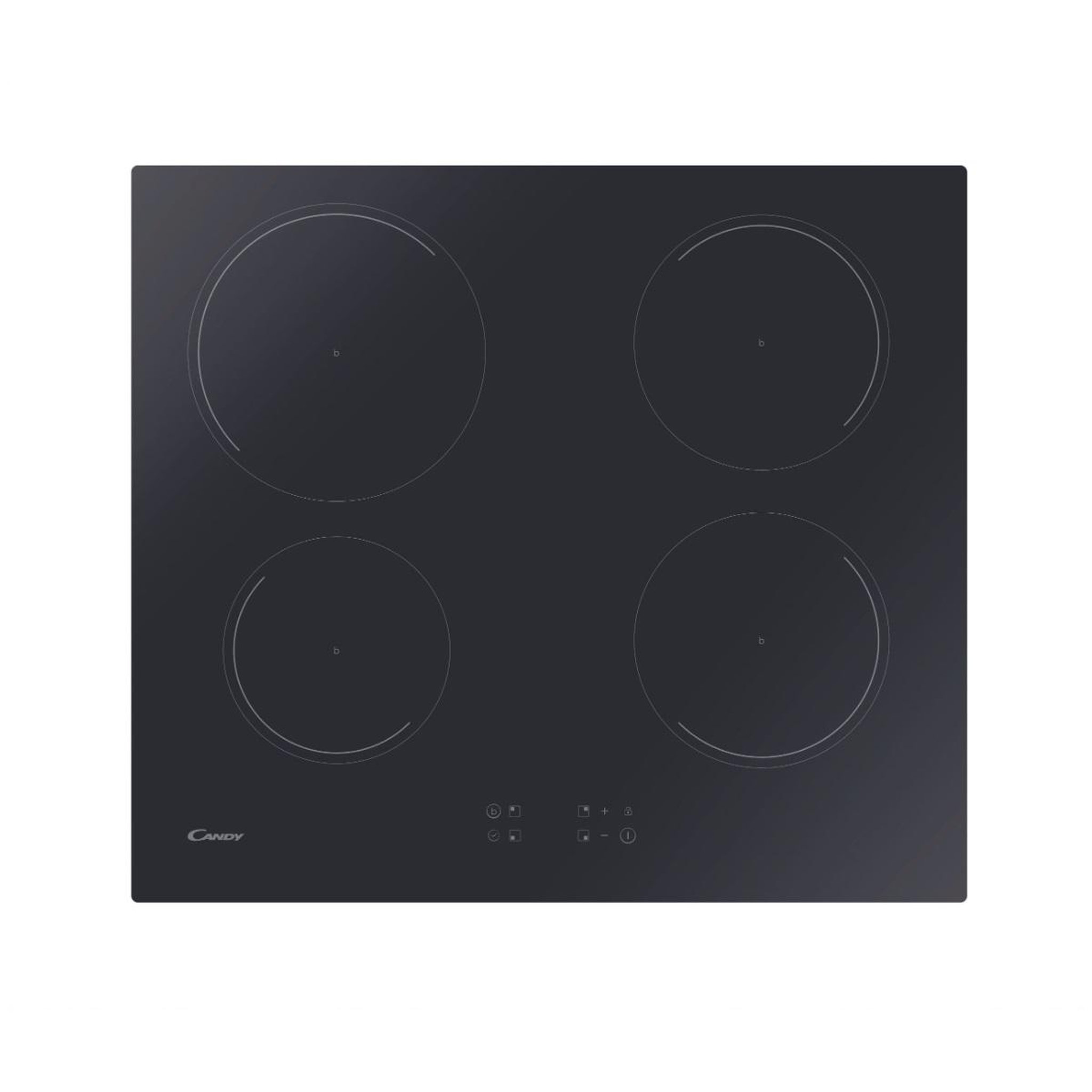 Voir la diapositive 2 : Candy Table de cuisson induction 60cm 4 feux 7200w noir - CI642C/E1