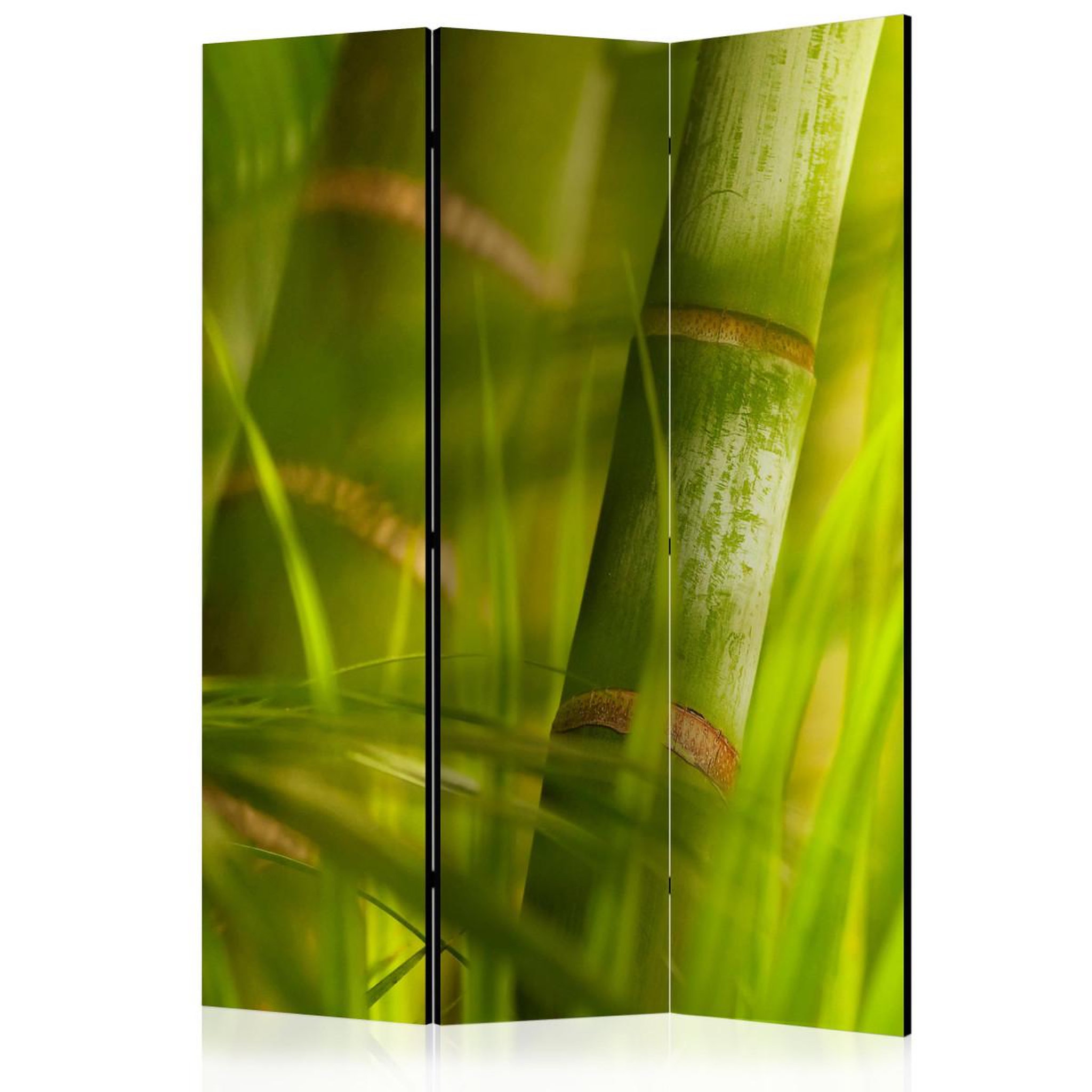 Paris Prix Paravent 3 volets  bamboo nature zen  135x172cm