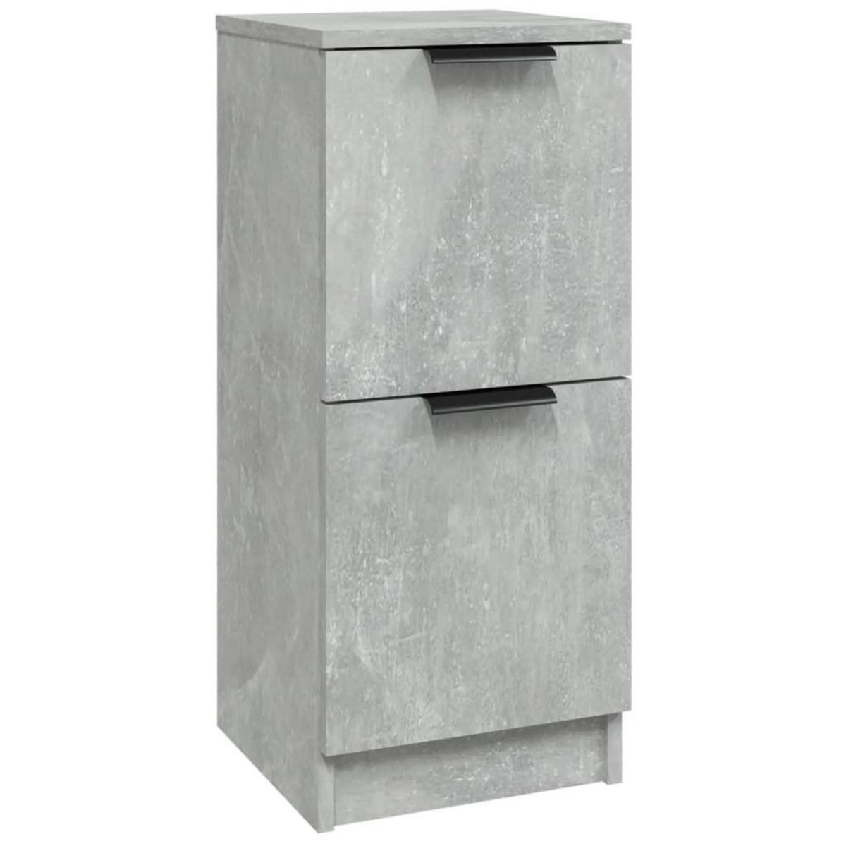 VIDAXL Buffet Gris beton 30x30x70 cm Bois d'ingenierie
