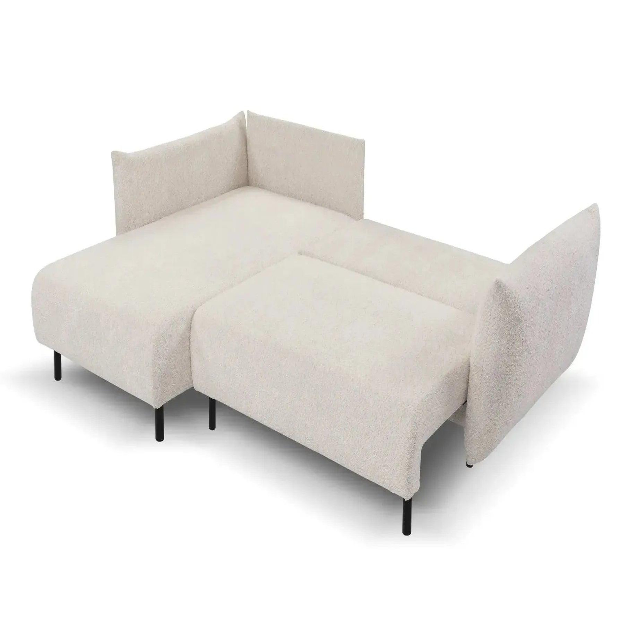 Voir la diapositive 6 : CASANOVA PARIS Alix - canapé d'angle convertible tissu chenille
