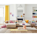 LISA DESIGN Stella - canapé d'angle gauche - 4 places - en velours côtelé grosses côtes. Coloris disponibles : Marron, Bleu, Vert, Noir, Beige, Blanc, Gris, Orange