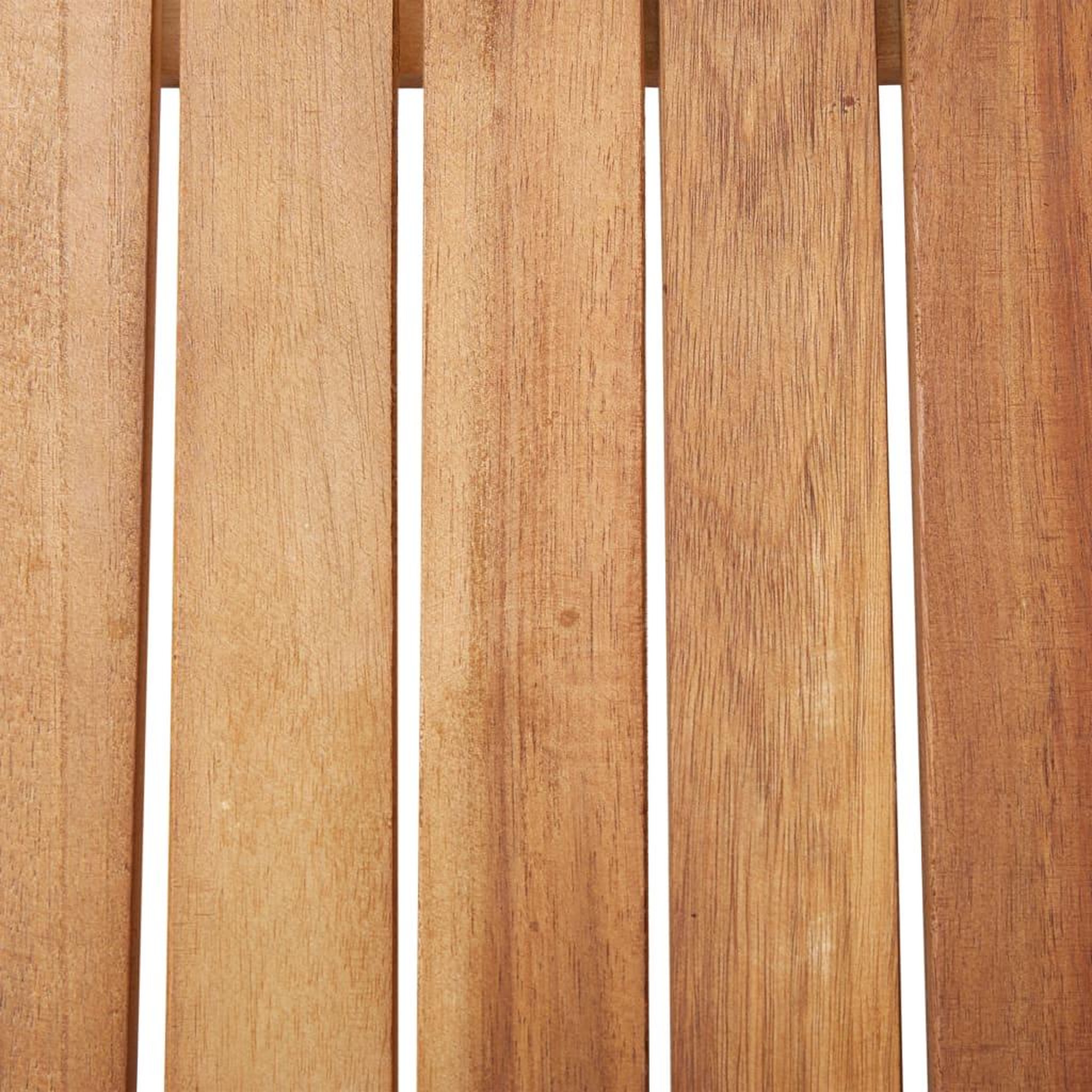 Voir la diapositive 5 : VIDAXL Table de jardin 110x67x74 cm bois d'acacia massif